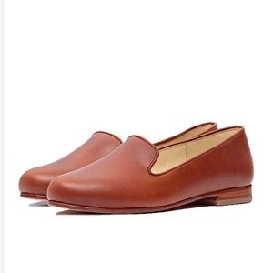 Nisolo Women's Tan Leather Slip-On Loafers